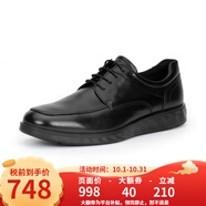愛(ài)步（ECCO） 秋冬新款男士商務(wù)皮鞋休閑真皮皮鞋520324 01001-黑色 42