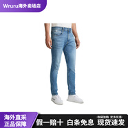 Calvin Kleinck高彈中腰拉鏈長(zhǎng)褲直腳牛仔褲男款牛仔深藍(lán) 1A4-牛仔深藍(lán) 28