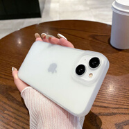 品勝（PISEN）適用蘋果13/16純色磨砂保護套iphone15簡約膚感手機殼14tpu12軟殼 透白 iphone7P/8P