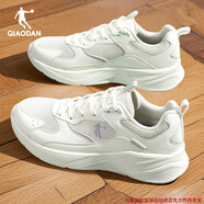 喬丹運動(dòng)鞋女鞋軟底跑步鞋2025秋冬季新款網(wǎng)面透氣黑色輕便休閑鞋子女 象牙白/青檸綠 40