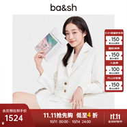 ba&sh bash早春米白色通勤短外套淑女西裝外套1E23KIST ECRU L (2)