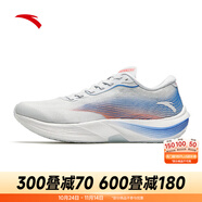 安踏（ANTA）C202 Lite丨男鞋氮科技競速碳板跑步鞋子馬拉松運動 【男款】淺霧灰-3 40