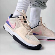 AJNIKERNIKE莆田純原高版本莫蘭特一代籃球鞋JA1鴛鴦戰靴耐磨防滑減震氣 莫蘭特1代-淺粉-送籃球襪 40.5