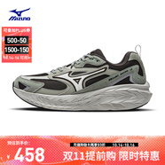 美津濃（MIZUNO）復古透氣輕量男女跑步鞋跑鞋運動鞋 ASTRO LS 03/木炭黑   38   