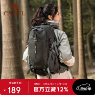 駱駝（CAMEL）【山棲】戶(hù)外輕便登山包大容量專(zhuān)業(yè)徒步防水旅行背包雙肩包  深灰