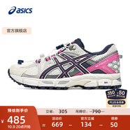 亞瑟士ASICS跑步鞋女鞋透氣運(yùn)動(dòng)鞋越野抓地耐磨跑鞋 GEL-KAHANA 8 FL 白色/藍(lán)色 37.5