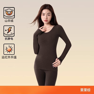 草本初色美體塑形保暖內衣女士羊絨腈綸發(fā)熱秋冬顯瘦秋衣秋褲套裝 【美體塑形-穿出薄暖S曲線(xiàn)-1衣1褲C組】 均碼 均碼F【80-130斤】全身塑形-修容大師