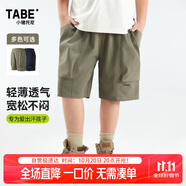 小豬托尼男童短褲兒童褲子工裝褲夏季胖男童男大童休閑褲子25新款