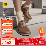 CAT卡特休閑皮鞋男士復(fù)古工裝輕戶外軟牛皮防滑通勤鞋P725212N3AMC29 淺褐 42