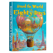 80天環(huán)游地球 Around the World in Eighty Days 英文原版書(shū) 世界經(jīng)典文學(xué)名著(zhù) 中小學(xué)生課外閱讀推薦 英語(yǔ)小說(shuō) [平裝]