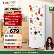 TCL 118升單門(mén)雙溫家用白色小冰箱節能低噪租房小型電冰箱小戶(hù)型超薄迷你國家補貼R118L3-A