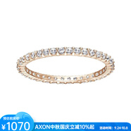 施華洛世奇（SWAROVSKI）女生飾品送朋友生日禮物女士Vittore戒指閃閃發(fā)光的水鉆13098332 White 7
