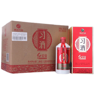 習酒貴州習酒 紅習醬 53度醬香型白酒商務宴請送禮佳品 53度 500mL 6瓶 習酒紅習醬