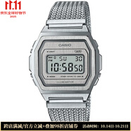 卡西歐（CASIO）潮牌手表女士手表36mm歐美A1000MA-7VT13833863 Silver os