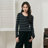 Jessy line針織衫女 打底毛衣 jessyline 條紋 M
