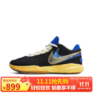 耐克NIKE男子籃球鞋LEBRON XX UN EP低幫運動鞋 FN0942-001黑黃藍40