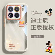 迪士尼（Disney）米奇星號適用小米15Pro手機殼新款透明防摔Xiaomi14Pro鏡頭全包簡(jiǎn)約15por外殼男女13個(gè)性創(chuàng  )意感套 古白-米奇星號白【透明奶油殼】 小米15