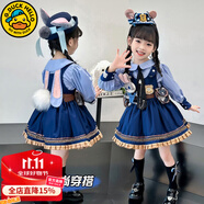 G.DUCKKIDS朱迪兔子衣服女童連衣裙春秋洛麗塔公主裙兒童表演服女孩生日禮物 朱迪套裝裙子+領(lǐng)帶【春秋】 120 尺碼5~6歲【110-120cm】cm