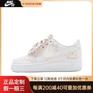 耐克（NIKE）定制球鞋AirForce1Low人間富貴花山茶花開時低幫板鞋 315122-111 女款人間富貴花 35.5 定制商品不退換