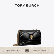 Tory Burch湯麗柏琦 KIRA 小號菱格紋斜挎絎縫肩背包女包154706 黑色 001 OS