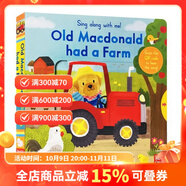 預(yù)售 英文原版 Old MacDonald Had a Farm 紙板機(jī)關(guān)操作拉拉書(shū) Sing Along With Me歐美經(jīng)典兒歌 歡唱童謠繪本 送音頻 英文原版