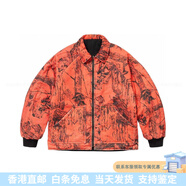 SUPREME聯(lián)名款樹(shù)枝落葉迷彩印花雙面絎縫工作美式潮流夾克 男女同款 黑色/Black S