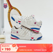 蓋世威（K·SWISS）【秀場(chǎng)同款】運(yùn)動(dòng)鞋男女情侶鞋復(fù)古真皮低幫板鞋Si-18滿貫鞋8381 166經(jīng)典色 42.5