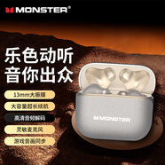 魔聲（MONSTER）真無(wú)線(xiàn)藍牙耳機 半入耳式耳機 音樂(lè )運動(dòng)游戲耳機 適用蘋(píng)果華為小米手機 魔聲GT13淺金色