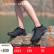 ECCO愛步男鞋運動鞋 舒適防水透氣網(wǎng)面休閑鞋跑步鞋 825784海外直郵 51707 42