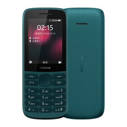 諾基亞（NOKIA）Nokia/ 215 4G通無攝像車間保密學(xué)生只接打電話老人機(jī) 藍(lán)綠色全網(wǎng)通4g支付版  送保護(hù)套 64MB x 套餐六 手機(jī) 1電池  充電器16