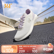 361°運(yùn)動(dòng)鞋女秋季網(wǎng)面透氣戶外輕便通勤軟底慢跑步鞋子女681832270-5
