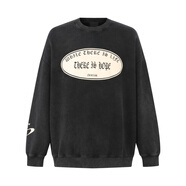 CHINISM【一件99/兩件179】CH赤塵 潮牌合集男裝自選福袋詳情頁(yè)領(lǐng)優(yōu)惠券 學(xué)院風(fēng)圓領(lǐng)衛衣  深灰色（原價(jià)499） S