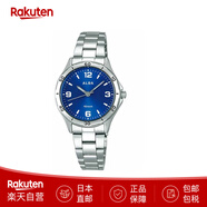 精工（SEIKO）手表學(xué)生石英電子表ALBA系列 防水輕便腕表 日本直郵 03號（藍色） - 33mm -