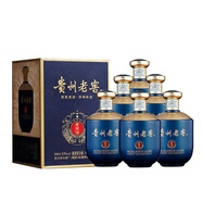 茅臺（MOUTAI）貴州茅臺集團出品53度醬香型白酒禮盒裝送禮自飲收藏 500mL 6瓶 貴州老窖老壇酒藍色整箱