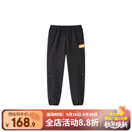 361°【商場同款】361度童裝梭織運動長褲2025秋季新款大童兒童運動褲 經(jīng)典黑 130 cm