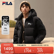 FILA 斐樂(lè )官方情侶羽絨服2025年冬時(shí)尚休閑連帽上衣男女同款保暖外套