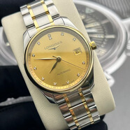 【二手99新】浪琴（longines）  名匠系列自動(dòng)機械男士腕表 瑞士手表 二手名匠 支持回收置換 36mm鉆刻金盤(pán)L2.518.5.37.7
