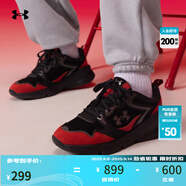 安德瑪（UNDERARMOUR）春夏Forge男女情侶輕質(zhì)運動(dòng)休閑鞋6003967 黑色002 43