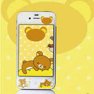 霧無(wú)輕松熊se彩膜蘋(píng)果5s鋼化膜iPhone7Plus前膜卡通6S手機膜全屏高清4 波點(diǎn)輕松熊-卡通膜 iPhone6S