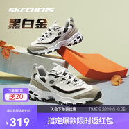 斯凱奇黑白金|男鞋秋季經(jīng)典熊貓鞋增高透氣時尚校園復古老爹鞋