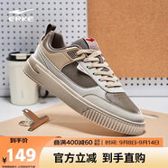 鴻星爾克運(yùn)動(dòng)板鞋秋季潮流厚底輕便拼接個(gè)性百搭休閑滑板鞋子男鞋