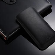 酷件適用于三星Galaxy Z Fold7皮套直插包內膽包保護袋手機套防灰塵防刮 帶薄殼用皮質(zhì)紋黑色 三星Galaxy Z Fold7