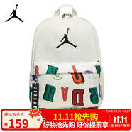 Jordan男女喬丹 聚酯纖維 書包背包 字母印花 雙肩包DV5304-133白 均碼