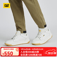 CAT卡特休閑鞋工裝鞋皮鞋男鞋戶(hù)外鞋子男士防滑低幫鞋商場(chǎng)同款 白色 42 (275mm)