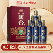 國(guó)臺(tái)53度年份酒 貴州茅臺(tái)鎮(zhèn)醬香型白酒  53度 500mL 6瓶 十五年 整箱裝