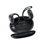 KIMMAR工廠(chǎng)直供不入耳無(wú)線(xiàn)氣骨傳導降噪藍牙耳機掛耳式運動(dòng)專(zhuān) 黑色