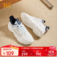 361°運(yùn)動(dòng)鞋男冬季革面復(fù)古輕便厚底休閑老爹保暖鞋子男672036763-5