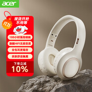 宏碁（acer）OHR300PRO 頭戴式藍(lán)牙耳機(jī) ANC降噪耳機(jī)耳麥長(zhǎng)續(xù)航 電腦網(wǎng)課游戲運(yùn)動(dòng)音樂耳麥 適用蘋果華為小米