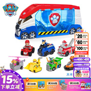 汪汪隊立大功（PAW PATROL）汪汪隊玩具全套狗狗巡邏車幼兒園耐摔滑行兒童玩具3-6歲生日禮物 變形大卡車+6輛救援車