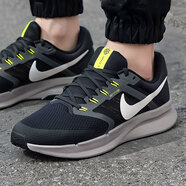 耐克（NIKE）男鞋2025秋冬季新款RUN SWIFT 3緩震運動(dòng)鞋輕便透氣休閑鞋跑步鞋 DR2695-014黑灰山峰白明黃 39